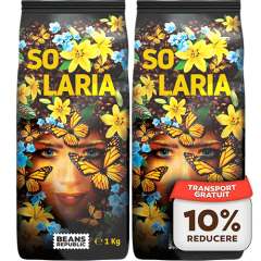 Pachet 2x Cafea Boabe, Solaria 100% Arabica, BEANS REPUBLIC, 2kg