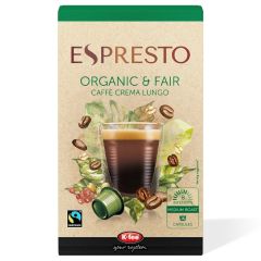 Espresto Organic & Fair, 16 capsule