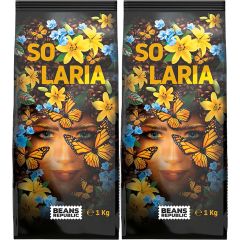 Pachet 2x Cafea Boabe, Solaria 100% Arabica, BEANS REPUBLIC, 2kg