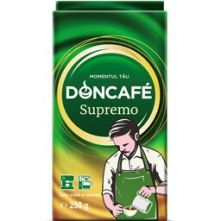 Doncafe Supremo 250 g, cafea prajita si macinata