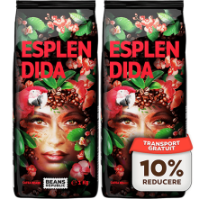 Pachet 2x Cafea Boabe, ESPLENDIDA 100% Arabica, BEANS REPUBLIC, 2kg