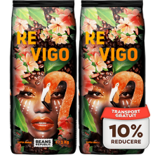 Pachet 2x Cafea Boabe, REVIGO Arabica & Robusta, BEANS REPUBLIC, 2kg