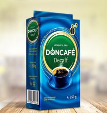 Doncafe Decaff 250 g, cafea decofeinizata prajita si macinata