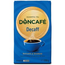 Doncafe Decaff 250 g, cafea decofeinizata prajita si macinata